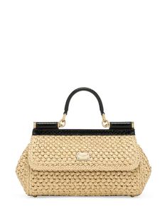 sand beige/black
woven raffia design
leather trim
crochet panelling
snakeskin effect
gold-tone logo plaque
single flat top handle
adjustable detachable shoulder strap
foldover top with magnetic fastening
main compartment Sicily Bag, Woven Raffia, Leather Cap, Sand Beige, Mini Handbags, Woven Top, Chic Accessories, Ballet Flat Shoes, Handbag Backpack