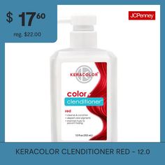 What it DoesThe art of beautiful color with every wash.Experience instant semi-permanent for vivid fashion, pastel, and natural hair color with Keracolor's Color + Clenditioner. Non-damaging & deposit-only, this clenditioner replenishes your hair while enhancing, transforming and toning your hair color. It's built smart, adding color intensity with every use and extending color between salon trips. Stay kind to your hair with our kind - cruelty, sulfate, paraben, gluten free - ingredients. … Keracolor Clenditioner, Stay Kind, Hair Care Products, Natural Hair Color, Semi Permanent, Care Products, Natural Hair, Beautiful Colors, Natural Hair Styles