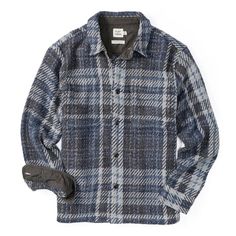 The Cabin Flannel Rugged Long Sleeve Flannel Shirt For Winter, Unstructured Camp Collar Top For Fall, Rugged Flannel Shirt With Pockets For Fall, Winter Outdoor Shirt With Relaxed Fit, Winter Outdoor Relaxed Fit Shirt, Relaxed Fit Shirt For Outdoor Winter, Rugged Long Sleeve Shacket For Outdoors, Rugged Long Sleeve Winter Shacket, Winter Rugged Long Sleeve Shacket