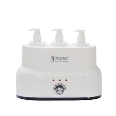 Best Choice for Massage Therapists! Master massage innovative top quality 3-bottle oil warmer makes your client more comfortable and happier by warming your favorite oil, lotion, cream, or gel. It heats up quickly, safely and evenly helping to keep the temperature consistent without compromising the oils nutrients. The warmer will gently warm 3 standard 8oz bottles to a perfect 60C/140F degrees and has an auto-shut off to regulate the temperature. The warmer has five adjustable temperature level Massage Oil Bottle, Oil Heater, Closet Laundry, Boutique Spa, Massage Body, Esthetician Room, Room Supplies, Laundry Bathroom, Massage Lotion