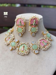 Bridal Jewelry Vintage, Indian Bridal Jewelry Sets, Beads Craft Jewelry, Antique Jewellery Designs, Fancy Jewellery Designs, Indian Jewellery Design Earrings, Bridal Fashion Jewelry