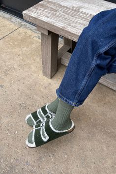 Knit ribbed socks. Breathable, stylish, the perfect height, and they never pill! Truly an Earthen favorite. One size fits most (US women's size 6-10) 80% Cotton, 18% Poly, 2% spandex - (glitter socks 76% Modal, 17% Polyester, 5% lurex, 2% spandex) Care Instructions: Machine wash cold, Tumble dry low, Do not iron, Do not bleach Made in South Korea Le Bon Shoppe is a small business based in Los Angeles, CA. Dress Clogs, Glitter Socks, Ribbed Socks, Ceramic Studio, Knit Socks, Knitting Socks, South Korea, Care Instructions, Most Beautiful