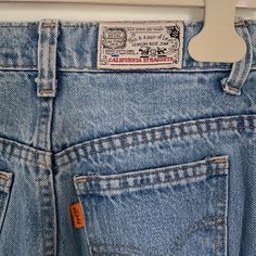 Vintage Levi’s California Straights Waist: 26” Inseam: 32” Rise: 12.25” High Hip: 33.5” Low Hip: 38” Thigh: 23” High Hips, Levi's Jeans, Vintage Levis, Levis Jeans, High Jeans, Levi's, Women Jeans, California, Orange