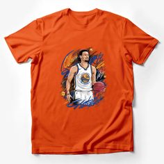 Stephen Curry Golden State Warriors Inspired T-Shirt, Basketball Fan Art Tee, Sports Apparel Unisex Male T-Shirt Custom graphic T-Shirt.Customize your color Dancing On My Own, Dance Tee, Streetwear Male, Warriors Shirt, Retro Sports, Sporty Casual, Basketball Fans, Trendy Street Style, Retro Football