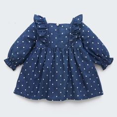 Product Title: Baby Girls Polka Dot Ruffled Long Sleeve Dress Find Baby Clothes sKeyword Tag: Corduroy Overalls Girls* Soft Feeling & Cozy Comfortable* Package Package Included: 1 Dress* Fabric & Fabric: 65% Cotton, 35% Polyester* Available for Machine Wash as well as Tumble Dry*Imported Are you look for a best quality and low price dress? Then Baby Girls Polka Dot Ruffled Long Sleeve Dress Find Wholesale Baby Clothes Suppliers is the best one for you! The Fashion colours with amazing designs fo Polka Dot Long Sleeve Dress With Ruffles, Cute Polka Dot Dress With Ruffles, Long Sleeve Polka Dot Cotton Dress, Polka Dot Long Sleeve Cotton Dress, Cute Swiss Dot Cotton Dress, Cute Cotton Swiss Dot Dresses, Cute Long Sleeve Dresses For First Birthday, Polka Dot Ruffle Dresses For Playtime, Long Sleeve Ruffled Dresses For First Birthday