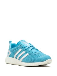 Shop blue adidas Palace Pro Boost sneakers with Express Delivery - Farfetch Palace Skateboards, Adidas X, Sneakers Blue, Adidas Samba Sneakers, Blue Adidas, Blue Suede, Blue Leather, World Of Fashion, Adidas Sneakers