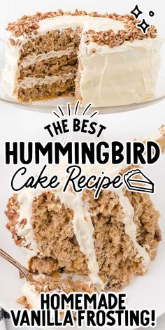 the best hummingbird cake recipe with vanilla frosting