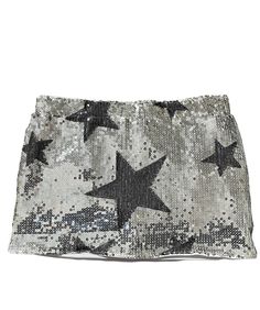 Rockstar Mini Sequin Skirt Fit:True To Size Care: Wash, Dry Clean Sparkly Sequin Skirt, Glittery Concert Outfit, Mini Skirt Sequin, Silver Sparkly Skirt, Beaded Mini Skirt, Rock Style Party Bottoms For Spring, Rock Style Spring Party Bottoms, Rock Style Mini Skirt For Party, Black Sparkly Skirt