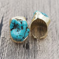 *Here is the best place to shop fashionable, stylish jewelry with premium quality and competitive price!We specialize in LARGE BULK ORDERS and can offer WHOLESALE PRICING - please ask if you have any questions. https://www.etsy.com/shop/ZhenAiaDesigns *Description: Open turquoise ring, natural turquoise ring, bohemian ring, adjustable ring, copper soldered natural stone ring, holiday gift, DIY handmade *Quantity:1pcs/5pcs/10pcs/package *Material:Nickel Free Brass Plated  Size: *Quantity:1pcs/5pc Adjustable Turquoise Bohemian Ring, Bohemian Rings With Raw Stone, Gold Bohemian Turquoise Open Ring, Bohemian Turquoise Open Ring With Natural Stones, Bohemian Gold Turquoise Open Ring, Bohemian Adjustable Turquoise Ring For Festivals, Adjustable Bohemian Turquoise Ring For Festivals, Bohemian Adjustable Turquoise Ring, Adjustable Bohemian Turquoise Ring