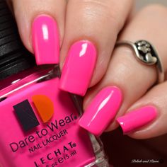 Neon Nail Polish, Fashion Nails, Beautiful Nails, Pink Nails, Girly Things, Pretty Nails, Perfect Match