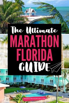 the ultimate marathon in florida with text overlay