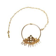 Give yourself that beautiful look and make others jealous with our traditional ethnic jewelry. Versatile design, can be teamed with any ethnic outfit . Boost your style quotient with this nath/ nosepin. Team it with your wedding party dresses and heels to complete the look. Height = 55 mm || Width = 46 mm Peacock Design Kundan Nose Ring Skin Friendly- This product does not contain any harmful constituents. Anti-Allergic and Safe for Skin.JEWELRY CARE: It is advisable to store jewelry in a zip lo Adjustable Hoop Jewelry For Wedding, Gold Crown Jewelry For Festive Occasion, Pressing Nose Ring, Bridal Nath, Rakhi For Brother, Hair Chain, Indian Nose Ring, Fake Nose Rings, Hair Chains