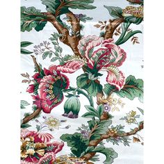 an image of a floral wallpaper with many flowers