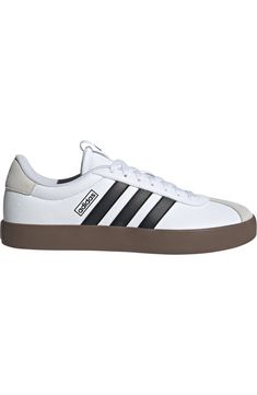 Adidas Leather Sneakers With Three Stripes, Adidas Skate Shoes With Three Stripes, Adidas Leather Skate Shoes With Three Stripes, White Leather Skate Shoes With Three Stripes, Leather Sneakers With White Sole And Three Stripes, Leather High-top Striped Sneakers, Leather High-top Sneakers With Stripes, Adidas Low-top Skate Shoes With Three Stripes, High-top Leather Skate Shoes With Three Stripes Branding