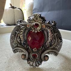 Stephen Webster Sterling Silver Red Stone Cuff Bracelet Stephen Webster Jewelry, Stephen Webster, Red Stone, Womens Jewelry Bracelets, Cuff Bracelet, Cuff, Women Jewelry, Bracelet, Sterling Silver