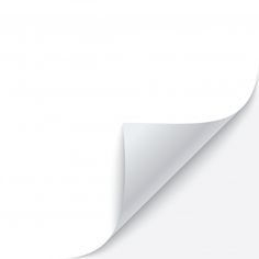 a white sheet of paper with curled edges