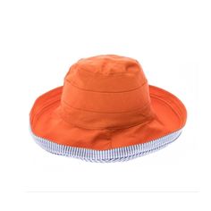 Fun shapeable hat for very small heads. Solid color cotton on one side, striped on reverse side. Brim is 3.75" wide, 3" when turned up. Removable chin strap. Packable, crushable, shapeable hat made for travel. Rated as excellent UPF 50+ sun protection hat. One size. 52 cm, 20 3/8" Hat size chart. 100% cotton Adjustable Striped Sun Hat, Spring Reversible Cap Sun Hat, Reversible Sun Hat Cap, Adjustable Striped Brimmed Sun Hat, Reversible Curved Brim Hat For Travel, Adjustable Striped Fedora Hat, Reversible Curved Brim Travel Hat, Adjustable Striped Sun Hat With Short Brim, Reversible Curved Brim Sun Hat For Travel