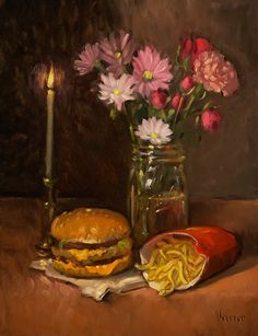 Mcdonald's Big Mac, Karla Gerard, American Painting, Food Illustration, Trader Joe, Big Mac, Hand Candle