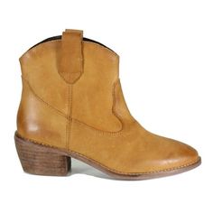 The OUTTA TOWN by Diba True is a modern take on the classic western boot. Featuring pulls for easy pull on entry, a 2' stacked block heel, and an almond toe, this is a cowboy boot for the modern age. This bootie is a clean, simple take on the classic we all know and love. Size: 7.  Color: Brown.  Gender: female.  Age Group: adult. Boots For Women Ankle, Cognac Shoes, Chelsea Shoes, Sock Ankle Boots, Casual Ankle Boots, Gogo Boots, Square Toe Boots, Chelsea Ankle Boots, Slouched Boots