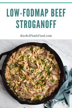 Low Fodmap Stroganoff, Low Fodmap Beef Stroganoff, Low Fodmap Beef Soup, Low Fodmap Easter Recipes, Low Fodmap Steak Recipes, Fodmap Ground Beef Recipes, Meal Prep For The Week Low Fodmap, Ground Beef Low Fodmap Recipe, Low Fodmap Beef Recipes