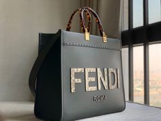 Size: 35cm*17cm*31cm OR 13cm*6.5cm*18cm It comes with Dust box, Care manual, Tag, and Paper bag. Fendi Tote Bag, Fendi Tote, Fendi Bag, Fendi Handbags, Designer Purses, Satchel Tote Bag, Fancy Bags, Satchel Tote, Chanel Deauville Tote Bag