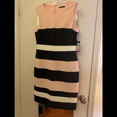 Brand New With Tags Tommy Hilfiger Colorblock Sheath Dress, Size 10, Smoke Free Home. Tommy Hilfiger Pink Spring Dresses, Nautical Dress, Long Sleeve Denim Shirt, Tommy Hilfiger Dresses, Tommy Hilfiger Dress, Tommy Hilfiger Shirts, Chambray Dress, Black Sheath Dress, Striped Long Sleeve Shirt