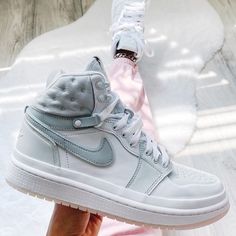 Nike Air Jordan 1 Sneakers New With Box, No Lid Jordan 1 Sneakers, Shoes Nike Air, Nike Air Jordan 1, Nike White, Shoes Nike, Air Jordan 1, White Nikes, Nike Air Jordan, Jordan 1