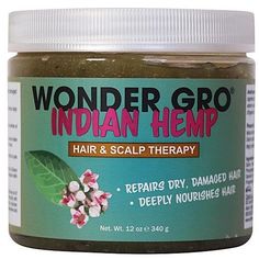 Wonder Gro Indian Hemp Hair And Scalp Therapy deeply nourishes damaged and dry hair prevents breakage and promoting growth of healthy hair. Indian Hair Growth Secrets, Hair Growth Tablets, Hair Grease, Heat Curls, Grow Long Healthy Hair, Stop Hair Breakage, Castor Oil For Hair Growth, Hair Repair Treatments, Natural Hair Diy