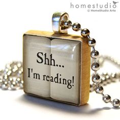 Every bookworm needs one of these! Michel De Montaigne, Book Jewelry, I Love Reading, E Reader, Book Nooks, I Love Books, Love Reading, Love Book, Book Nerd