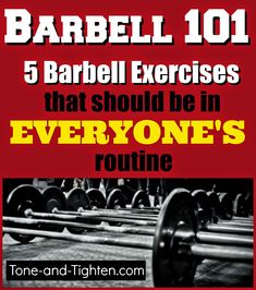 barbell exercises that should be in everyone's routine