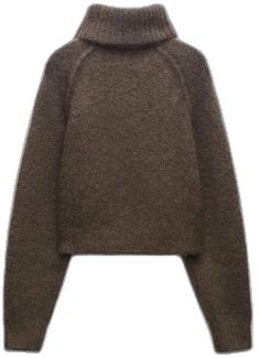 Brown Winter Cropped Crew Neck Sweater, Brown Crew Neck Cropped Winter Sweater, Brown Crew Neck Cropped Sweater For Winter, Cozy Brown Textured Knit Cropped Sweater, Cozy Brown Chunky Knit Cropped Sweater, Cozy Brown Soft Knit Cropped Sweater, Cozy Brown Cropped Soft Knit Sweater, Cozy Fit Brown Soft Knit Sweater, Cozy Brown Knit Sweater