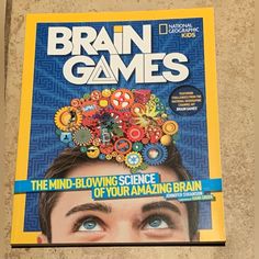 a book with the title brain games on it