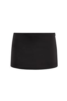 SATIN MINI SKIRT – Guizio Workwear Capsule, Danielle Guizio, Cute Clothing Stores, Satin Mini Skirt, Glossier Look, Short And Sweet, Satin Corset, Black Mini Skirt, Princess Seam