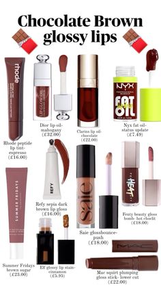 🍫🫦 Chocolate Lip Gloss, Brown Lipgloss, Chocolate Lips, Brown Lips, Birthday Cake Decorating Ideas, Cake Decorating Ideas, Birthday Cake Decorating, Lipsticks