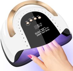 PRICES MAY VARY. 🥰【High Power Dual Light Source】Our 268W UV LED Nail Lamp is designed with high power dual light sources, making gel polish cure faster and reducing drying time. With 57 evenly distributed UV+LED bulbs, this lamp ensures even drying of your nails. It is suitable for curing a variety of gels, including primer, topcoat, UV glue, building glue, gem glue, polyglue, and color polishing, providing professional results.We suggest do not let the lamp working continuously more than 2 hou Nail Equipment, Uv Nail Lamp, Led Nail Lamp, Nail Dryer, Uv Nails, Nail Lamp, Uv Lamp, Manicure E Pedicure, Professional Nails