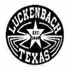 an image of the logo for luckenback texas, which is located on top of a