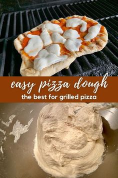 Best Pizza Dough for Grilling...The Best Homemade Pizza Dough | A super easy homemade pizza dough recipe, perfect for grilled pizza...very flexible & forgiving dough (particularly on timings).  How to make the best homemade pizza, best grilled pizza. Blaze Pizza Dough Recipe, Pizza Dough For Grilling, Wood Fired Pizza Recipes, Grill Dinners, Smoker Pizza, Flatbread Pizza Dough, Easy Homemade Pizza Dough Recipe, Easy Grilled Pizza, No Rise Pizza Dough