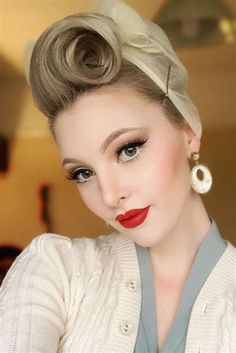 Roll Hairstyles. There are any references about Roll Hairstyles in here. you can look below. I hope this article about Roll Hairstyles can be useful for you. Please remember that this article is for reference purposes only. #roll #hairstyles Rolls Hairstyle, Cabelo Pin Up, Victory Roll, Vintage Updo, 1950s Hairstyles, 1940s Hairstyles, Victory Rolls, Roll Hairstyle, Rockabilly Hair