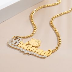 Double Plated Name Necklace - Embrace personalized elegance with our Nameplate Necklace, a stylish statement piece crafted for women. This Two Tone Name Necklace combines sophistication and sentimentality with its double plated design, making it a perfect choice for a heartfelt Valentine's Day gift. Personalize it with a name for a unique touch, celebrating individuality and charm in every wear. ITEM SPECIFICATIONS Material: High-quality Stainless Steel Finish: Silver, Gold, Rose Gold Feature: A Custom Silver Nameplate Necklace In Gold Plated, Custom Silver Gold Plated Nameplate Necklace, Personalized Nameplate Necklace, Tarnish Resistant, Personalized Nameplate Necklace Tarnish Resistant, Tarnish Resistant Nameplate Necklace For Personalized Gift, Personalized Tarnish Resistant Nameplate Necklace, Personalized Tarnish-resistant Nameplate Necklace, Customized Silver Name Necklace Gold Plated, Customized Silver Gold-plated Name Necklace