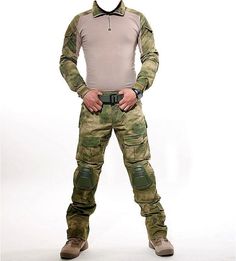 Aonga Tactical military uniform clothing army of the military combat uniform tactical pants with knee pads camouflage clothes Size（inch） Length Bust Sleeve S 25.59 33.86 27.76 M 26.18 35.43 28.74 L 26.77 37.01 29.72 XL 27.36 38.58 30.71 2XL 27.95 40.16 31.69 3XL 28.54 41.73 32.68 4XL 29.72 44.88 34.65 Brand Name Aonga Gender MEN Item Type Sets Fabric Type Woven Origin US(Origin) Material COTTON Material Polyester Model Number anysell Usage Medical color AT-FG, A-tacs, woodland camo, desert digital camo, ACU occasion paintball, war game military uniform tactical gear hunting outfit hunting clothing combat uniform camouflage suit camouflage uniform kryptek army clothing military clothing tactical pants with knee pads camouflage clothing tactical clothing US army airsoft paintball game Army Combat Uniform, Uniform Clothes