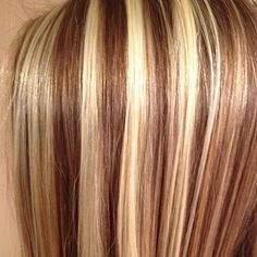 Chunky Blonde Highlights, Hair Highlights And Lowlights, Hair Mistakes, Brown Hair With Blonde Highlights, Blonde Hair With Highlights, Hair Color Highlights, Hair Color And Cut, Hair Inspiration Color, Hard To Get