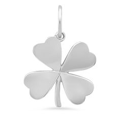 Let this lucky charm enchant you! As if the crisp and chic silhouette wasn't enough, the high-polish finish has this charm finishing in 1st place! I absolutely adore this glistening beauty. Available in 14k yellow, rose, or white gold 2.74g of gold Charm measures .75" in diameter By Curated by AB Classic White Gold Charms In Sterling Silver, Classic White Gold Sterling Silver Charms, Sterling Silver Charms In White Gold With Polished Finish, White Gold Charms For Gifts, Fine Jewelry, White Gold Charms In Sterling Silver With Polished Finish, White Gold Charms For Gift, Fine Jewelry Style, White Gold Sterling Silver Charms With Polished Finish, Fine Jewelry White Gold Charms For Gift, White Gold Charms Gift Fine Jewelry