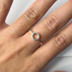 The simple Sterling Silver Karma Circle ring is a versatile, timeless ring and oh so comfortable to wear every day.  Circles symbolise endless love and unity, making it a perfect gift for yourself or a loved one. Wear it alone or in a stack, we think you'll love it 💖 Details 925 Sterling Silver Circle width: 7 mm See size chart as a guide Still not sure of your size? Contact me and/or consider purchasing a ring sizer - www.thejewellerytree.net 💕 Online store: www.thejewellerytree.net 💕 Stay up-to-date with new designs & special offers  - FOLLOW ME   Socials: @myjewellerytree OR  https://www.facebook.com/thejewellerytree1/  💕 Need more info, feel free to email - I'd love to help 💕And please visit my store https://www.etsy.com/au/shop/TheJewelleryTreeCo to see lots more quality sterling Sterling Silver Promise Ring With Simple Design, Adjustable Initial Ring For Everyday, Sterling Silver Minimalist Stackable Promise Rings, Sterling Silver Minimalist Initial Ring With Round Band, Minimalist Sterling Silver Stackable Promise Rings, Minimalist Sterling Silver Initial Ring With Round Band, Minimalist Sterling Silver Initial Ring, Minimalist Stackable Open Rings With Halo, Minimalist Everyday Stackable Rings With Halo