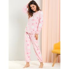 The winter flannel pajama sets comes with long sleeve top and long pants,designed with round neckline, elastic cuffs and stretchy elastic waistband. Comfortable to wear, non-restricting and relaxed in fit that keep you cozy in bed or sofa all day and night. Great choice on slumber parties, pajama nights or daily wear at home. Perfect gifts: Nice gifts for wife, daughters, friends, teachers. Cozy Crew Neck Sleepwear For Pajama Party, Winter Sleepwear For Pajama Party With Crew Neck, Winter Crew Neck Sleepwear For Pajama Party, Winter Flannel, Womens Bathrobes, Family Pajama Sets, Flannel Pajama Sets, Matching Family Pajamas, Flannel Women