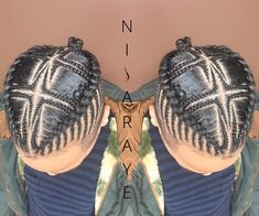 Al' (Nisa) XXIII on Instagram: “✨✨✨” Black Boy Hairstyles, Bun Braids, Latest Braided Hairstyles, Braided Man Bun