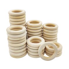 PRICES MAY VARY. these rings made of good quality wood, natural color, non-toxic, smooth surface without huge knots and rough spots, do not stab hands and providing confortable touch feeling and look good size for the wooden rings, 35mm in outside diameter, 25mm in inner diameter, 5mm in thickness, (There may be an error of 0-3mm due to manual measurement)solid for a lots of craft project; good for festival, party, house, etc unfinished wooden rings can be painted, stained, embellished or whatev Macrame Things, Crochet Christmas Wreath, Macrame Rings, How To Make Decorations, Picture Frame Decor, Baby Knits, Wood Circles, Wooden Hoop, Wood Ring