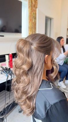 Debs Hairstyles, Bridemaids Hairstyles, Guest Hair, Bridal Hair Inspiration, 2024 Prom, Ball Hairstyles, Hoco Hairstyles