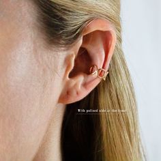 Dainty ear cuff. A perfect gift for birthday, anniversary, bridesmaids, graduation, friendship, sisters. ♡ Inside dimension is 10mm ♡ Available in thick 14k gold plated or rhodium plated over solid 925 sterling silver. ■ Gift box ■ To reduce unnecessary packing and save trees, each order comes with one gift box only. If you wish to box each jewelry separately, be sure to request in the note to us. Nickel Free Cartilage Earrings For Wedding, Minimalist Ear Cuff For Wedding, Nickel-free Cartilage Earrings For Wedding, Rose Gold Huggie Ear Cuff Gift, Rose Gold Hypoallergenic Ear Climbers As A Gift, Hypoallergenic Rose Gold Ear Climbers As Gift, Hypoallergenic Rose Gold Ear Climbers For Gift, Adjustable Pierced Ear Climbers As Gift, Minimalist Single Ear Cuff For Wedding