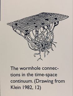 an advertisement for the wormhole connect - tons in the time - space continuum drawing from keiin 1932, 12