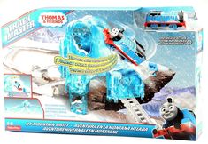 thomas the tank engine playset in its box with instructions to make it look like thomas the train